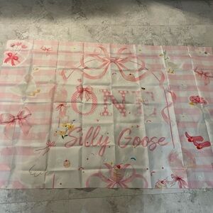 Pink Silly Goose Party Backdrop
